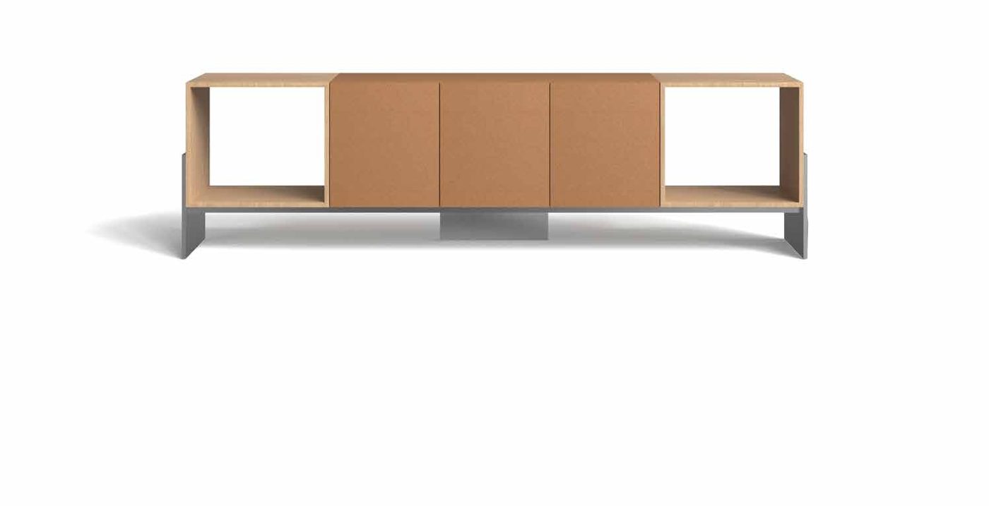 Moccasin TV Cabinet — made-to-order luxury tv cabinet, Alvier Casa New York