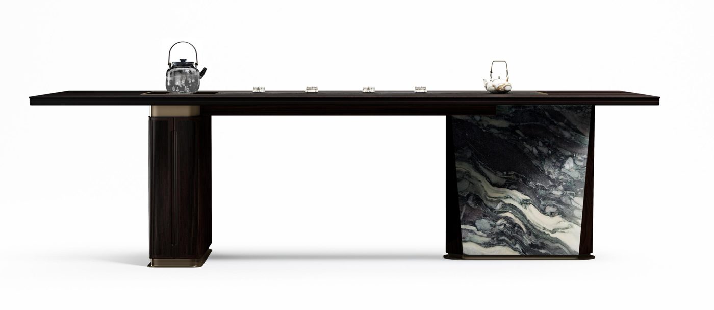 Lumen Tea Table — made-to-order luxury furniture, Alvier Casa New York