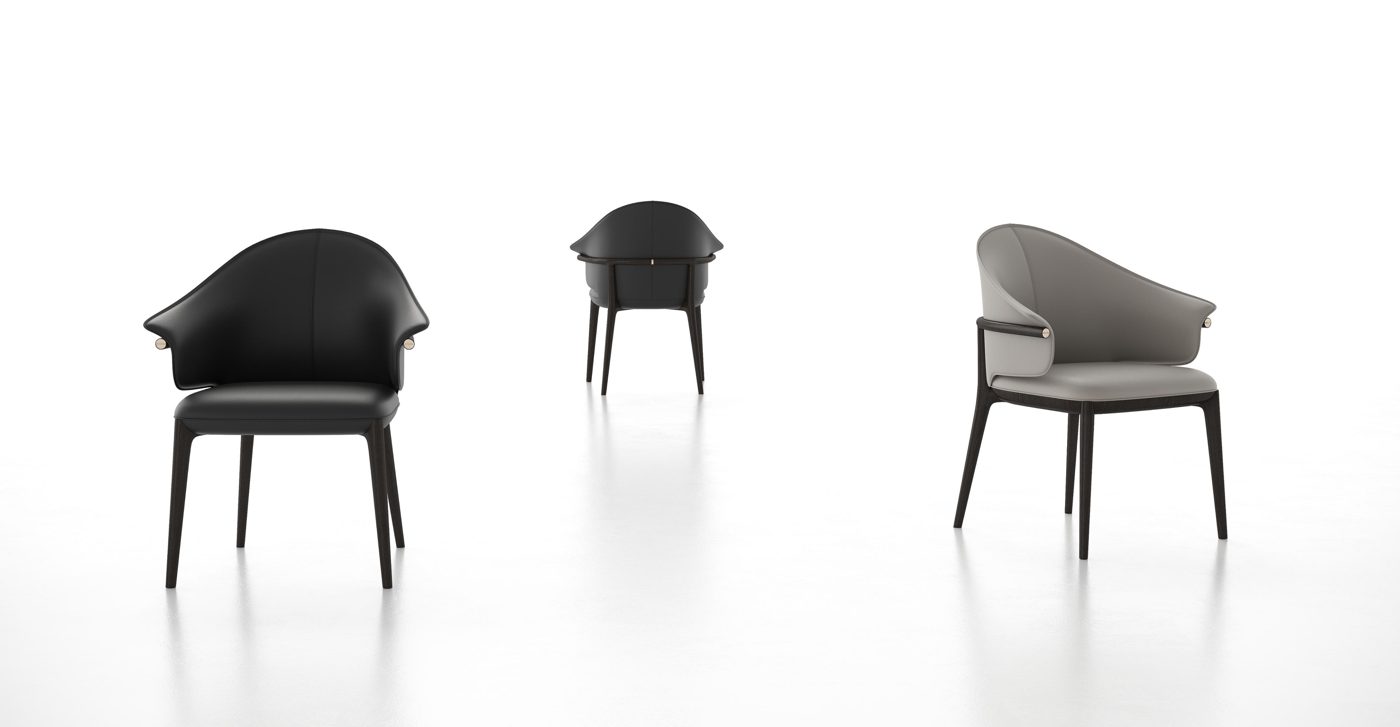 Oslo Dining Chair — made-to-order luxury furniture, Alvier Casa New York