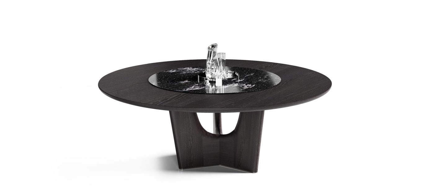 Skye Round Dining Table — Soft horizons, island ease