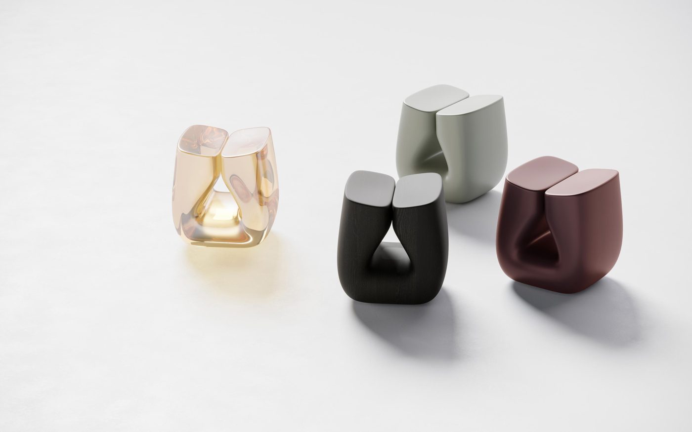 Skye Stool — made-to-order luxury furniture, Alvier Casa New York