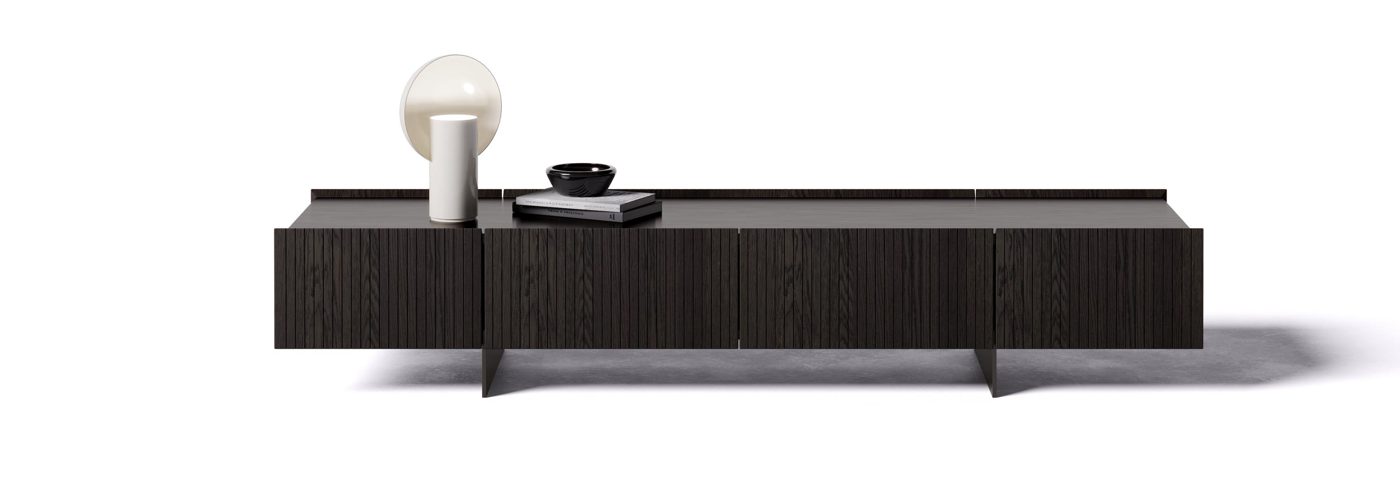 Vienna Media Cabinet — made-to-order luxury furniture, Alvier Casa New York
