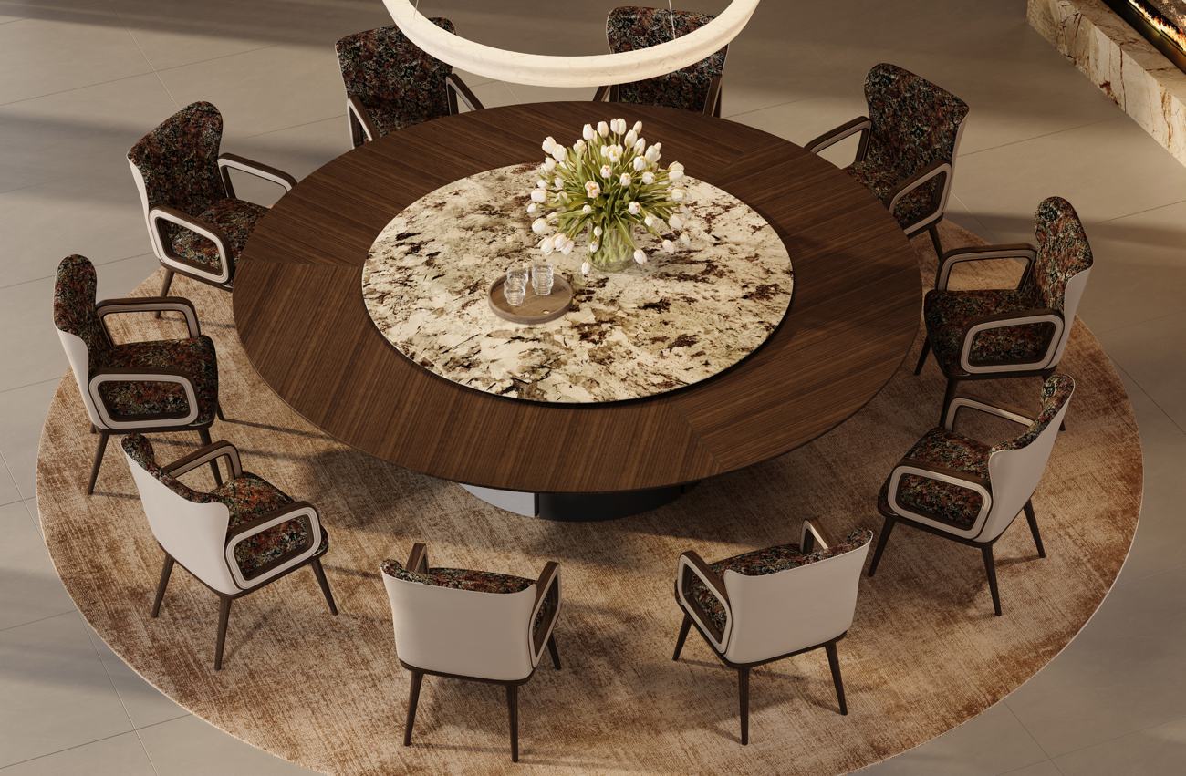 Hunters Round Dining Table — view 3