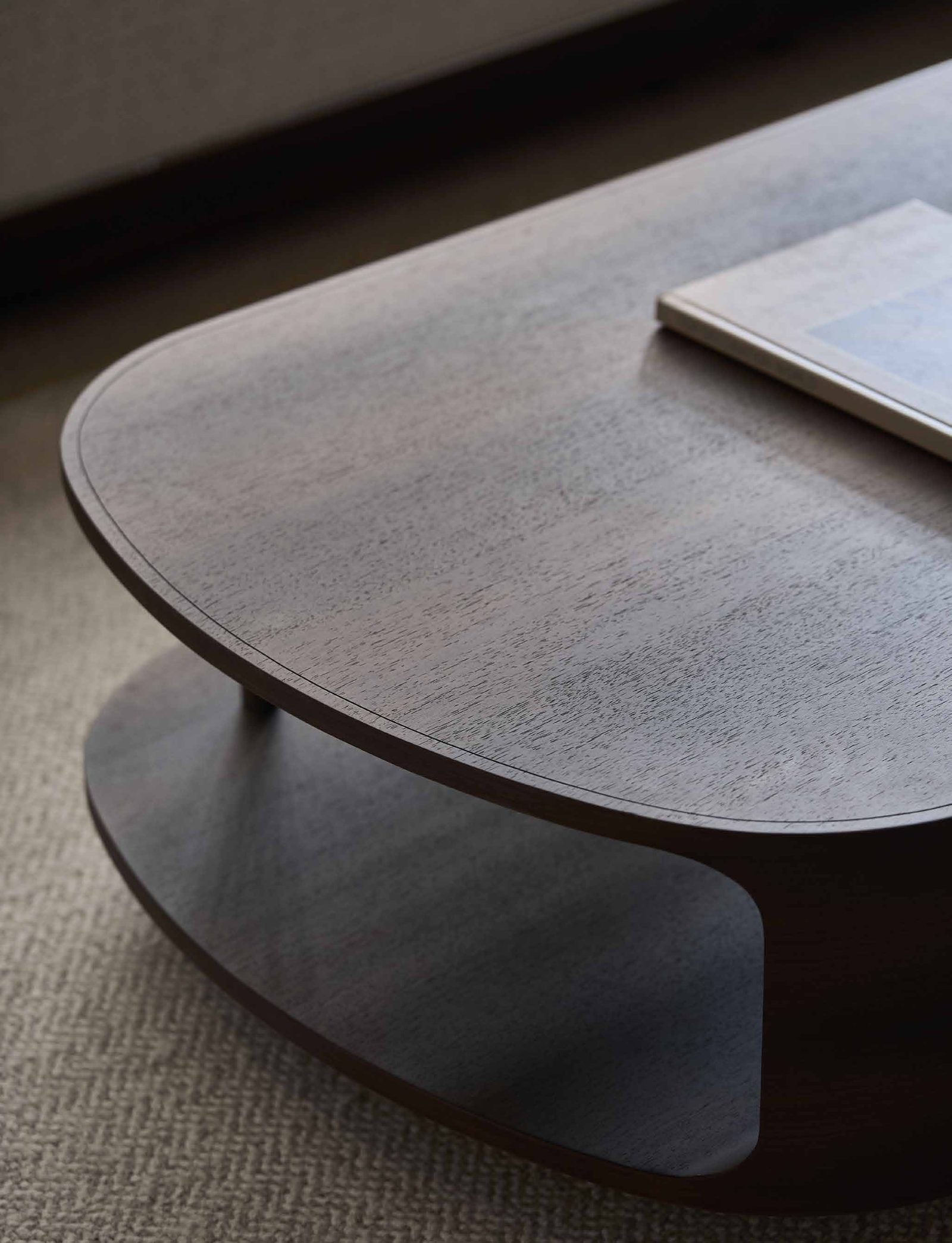Deauville Coffee Table — Natural Wood Texture & Exquisite Craftsmanship, styled in a luxury living room
