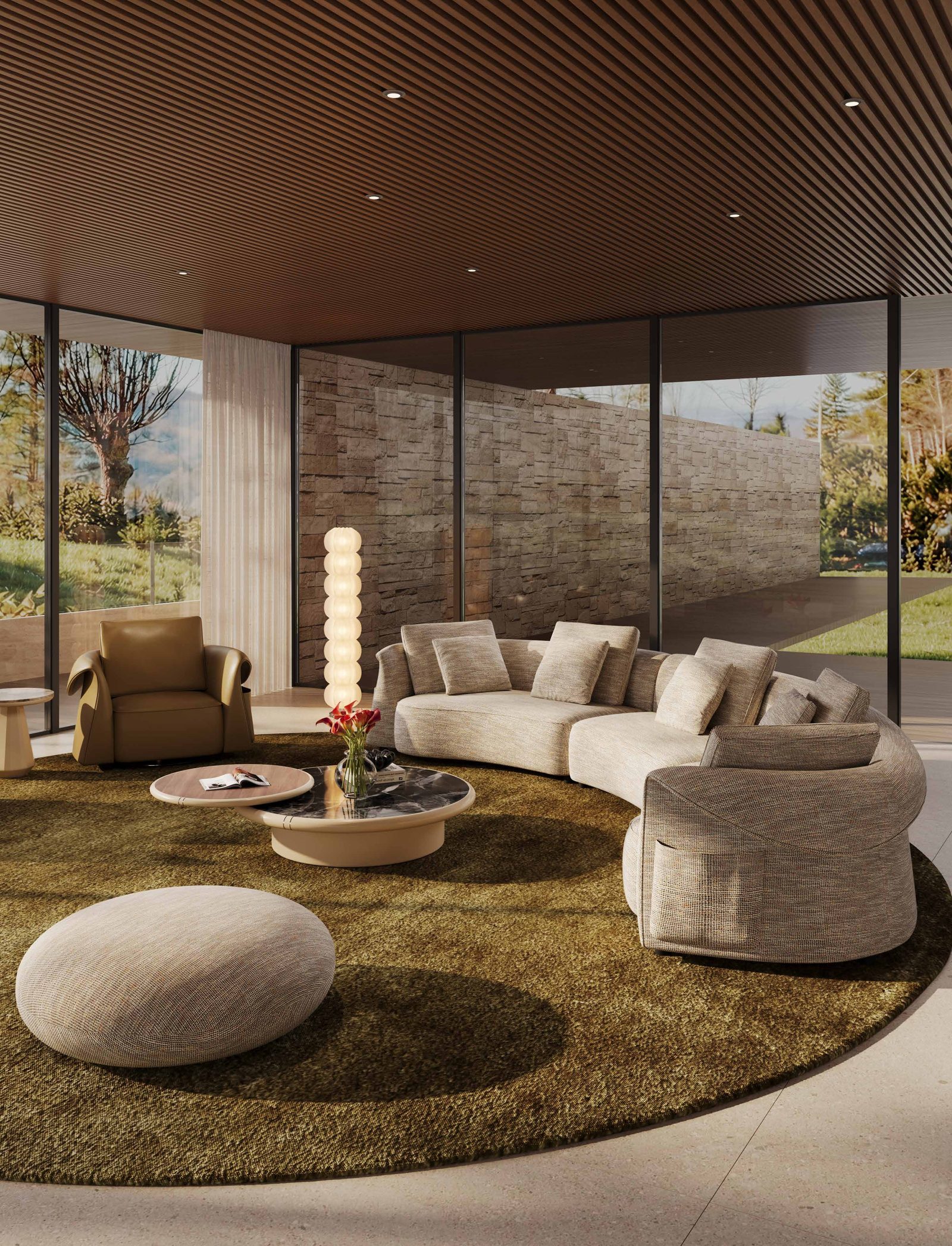 Jack Sofa — Immersive Relaxation for Everyday Comfort, styled in a luxury living room