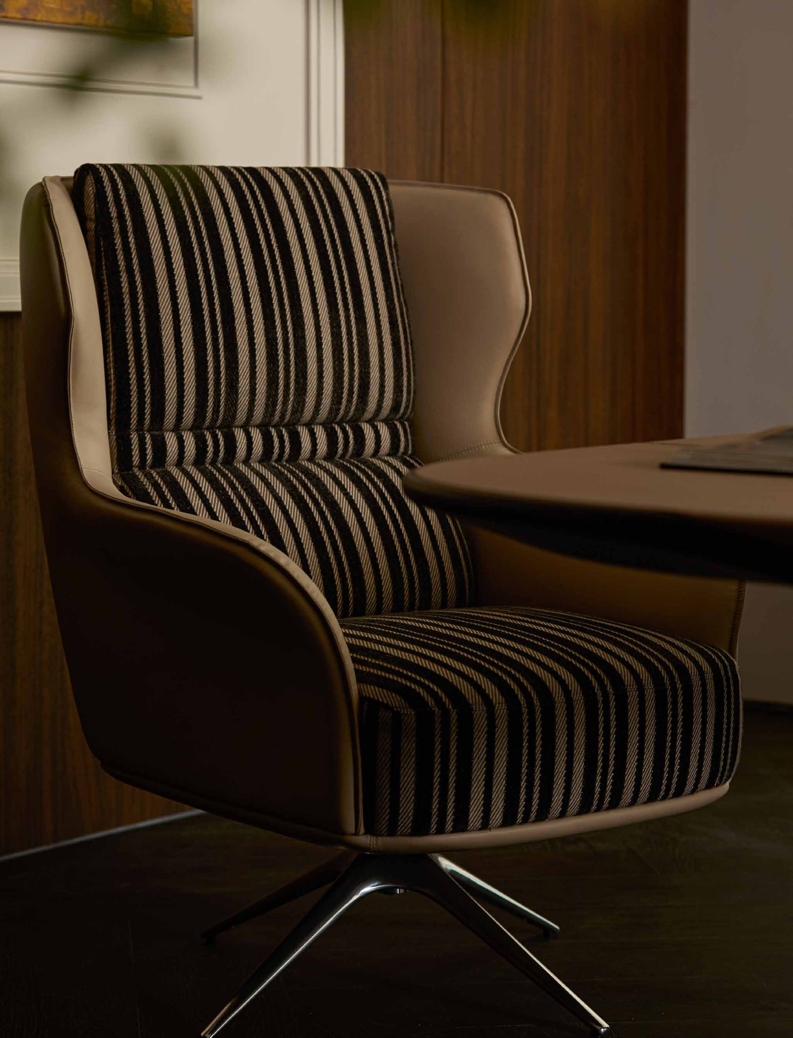 Margot Study Chair — Elegant Support, Style and Comfort Combined, styled in a luxury study