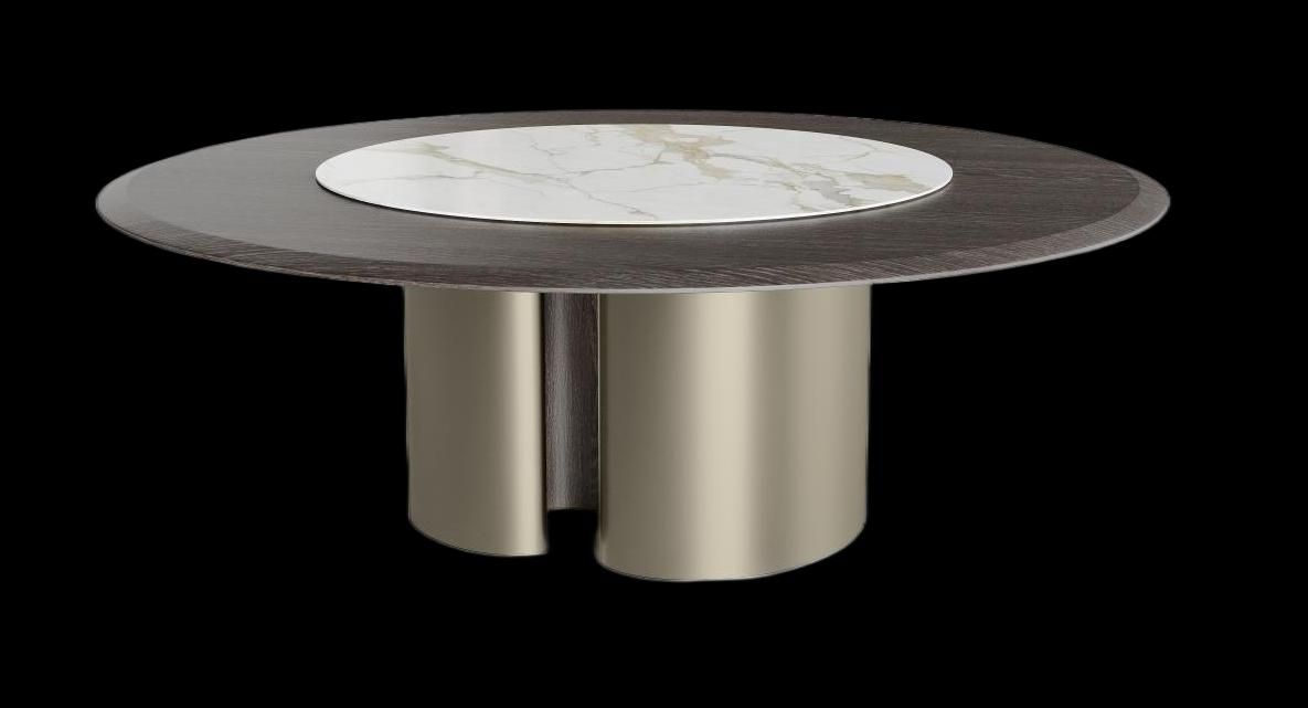Alpina Round Dining Table — High-air clarity