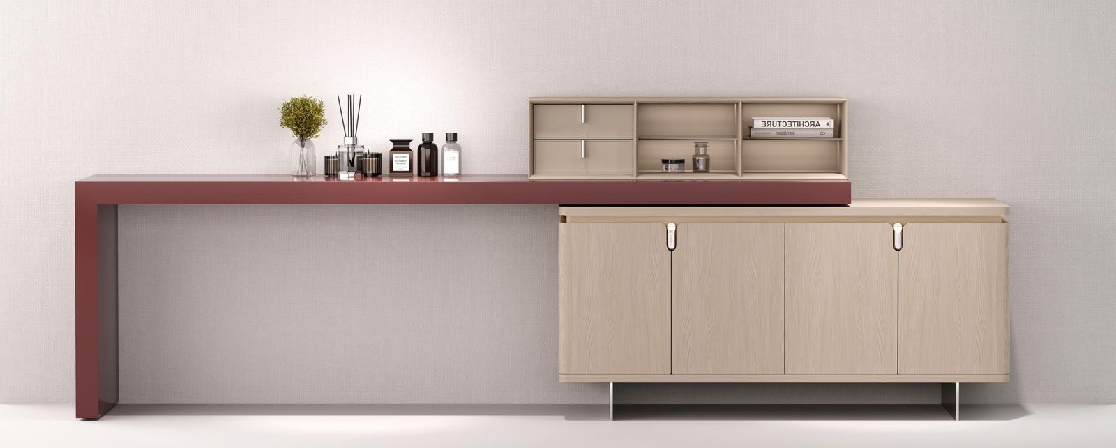 Ayers Vanity — Grounded, warm, monolithic