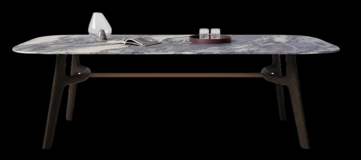 Causeway Dining Table — Stepped stone, natural rhythm