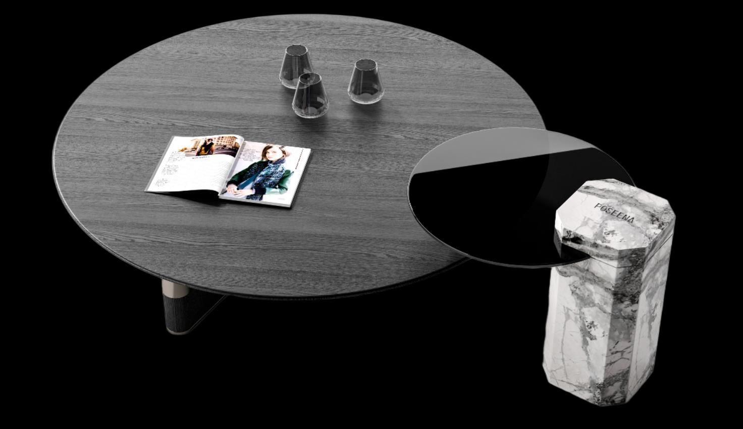 Monolith Side Table — Weight, worn beautifully