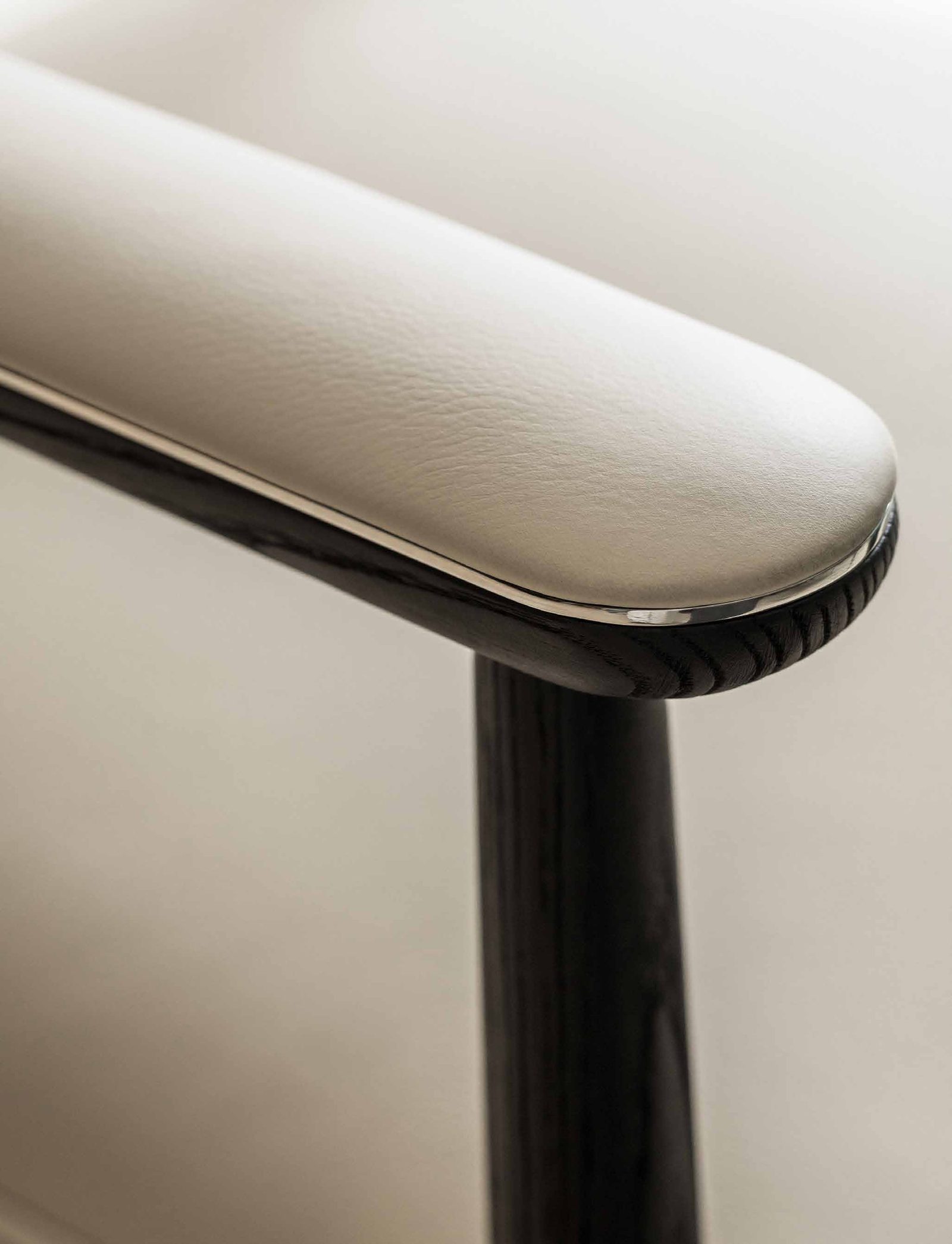 Provence Dining Chair — Minimalist Shape, Wood & Metal Craftsmanship, styled in a luxury dining room