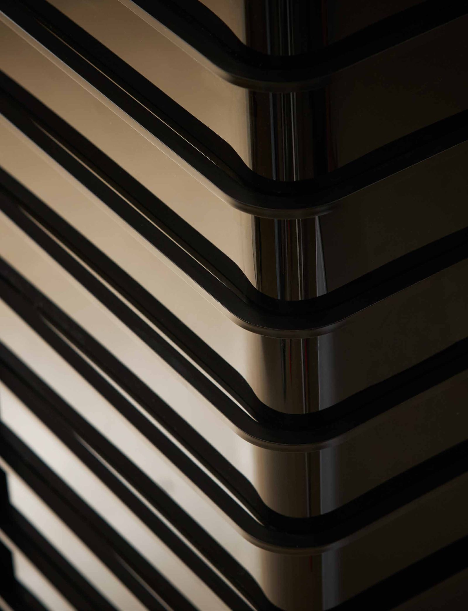 Tom Display Cabinet — Symmetrical Simplicity, Luxurious Light Storage, styled in a luxury dining room