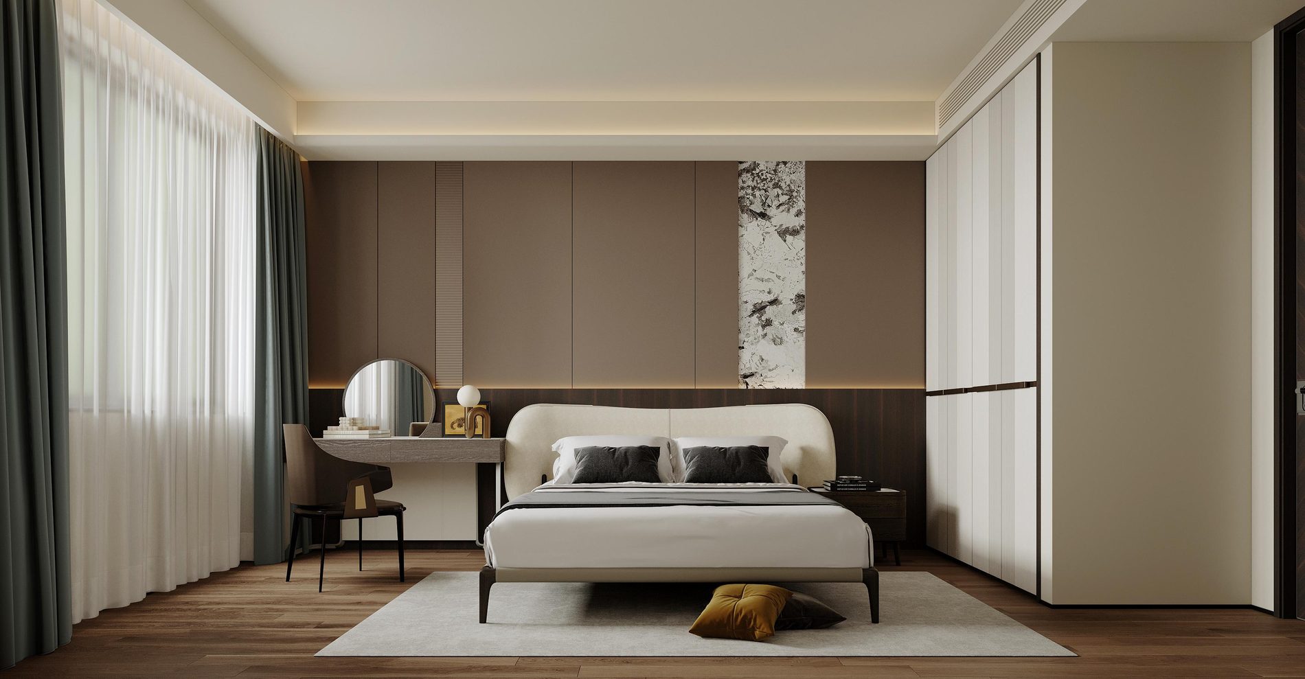 Bedroom, dressing area