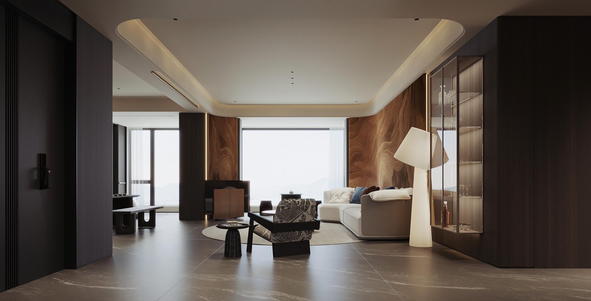 Living, city view