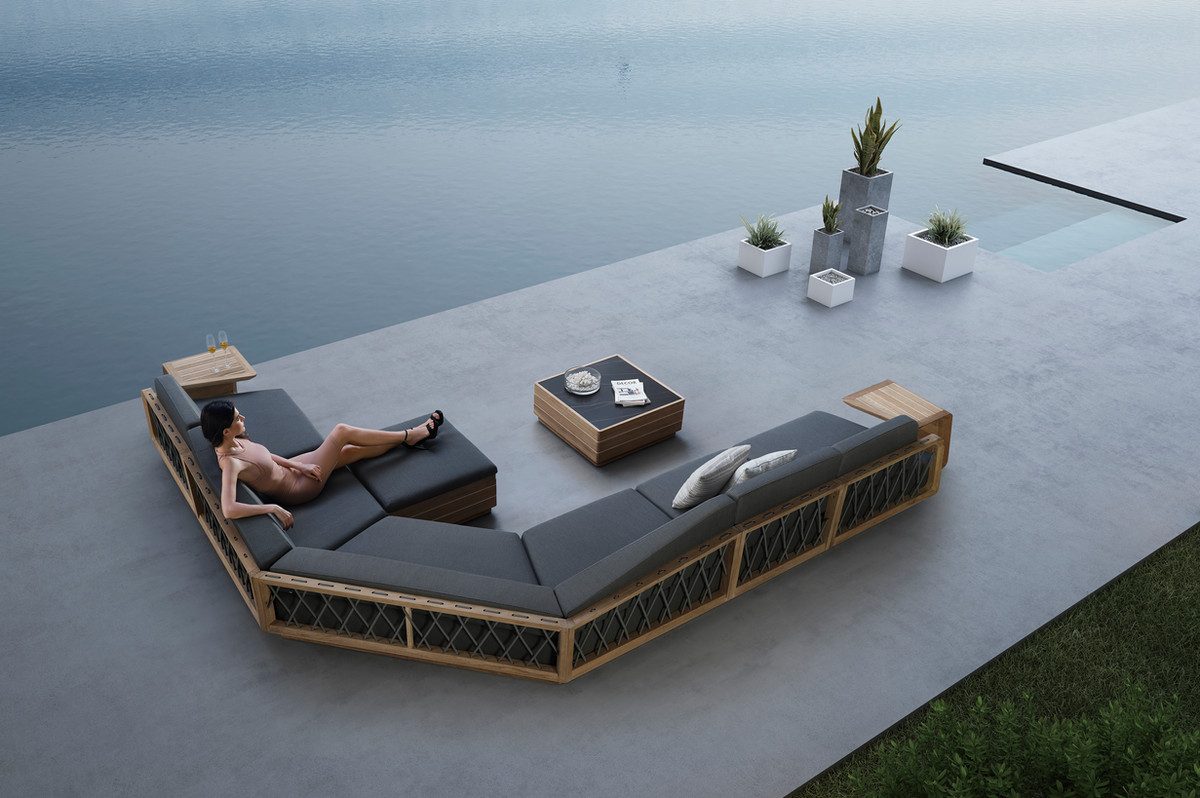 Armonia Outdoor Luxury Conversation Set For 6 Persons