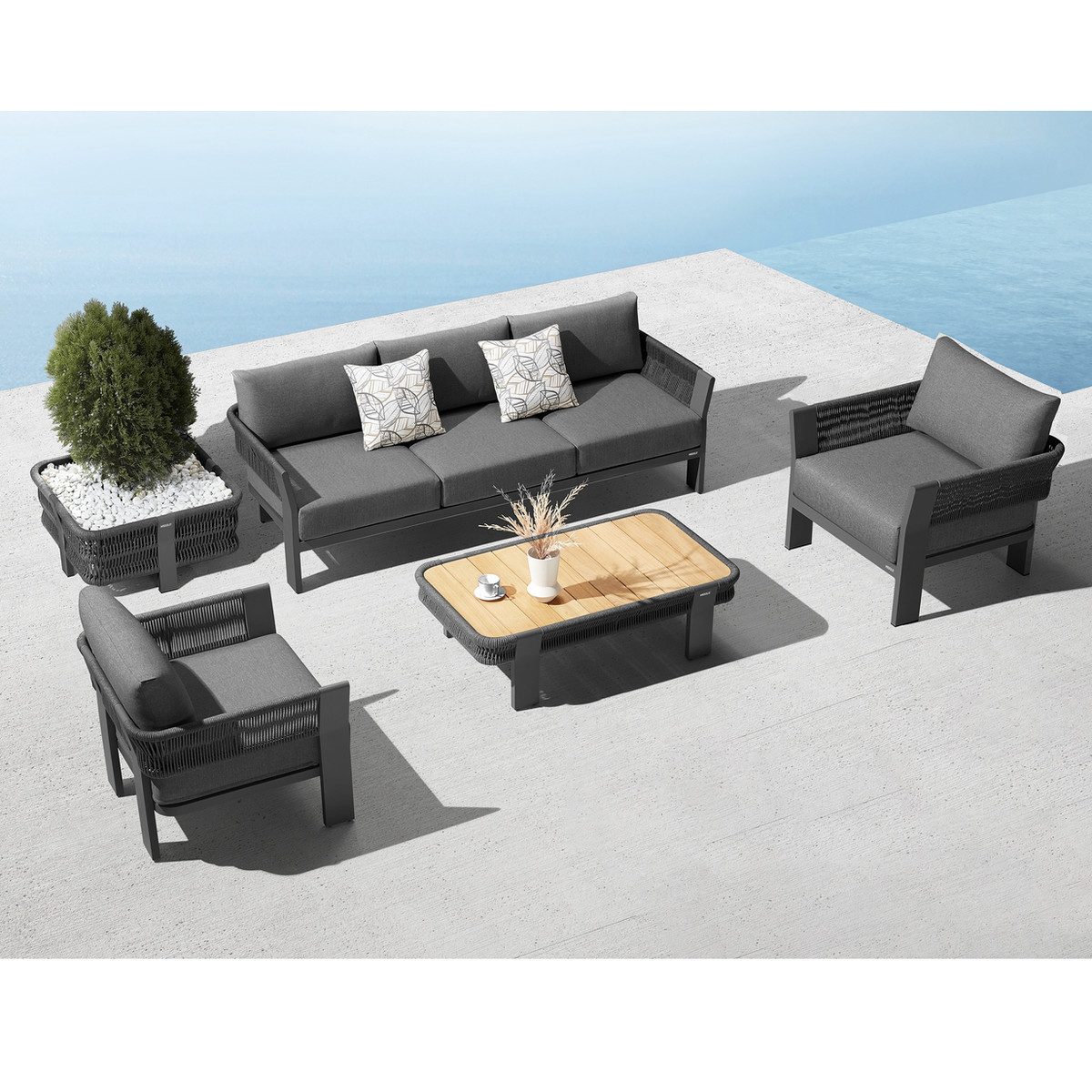 Borromeo Outdoor Sofa Set For 5
