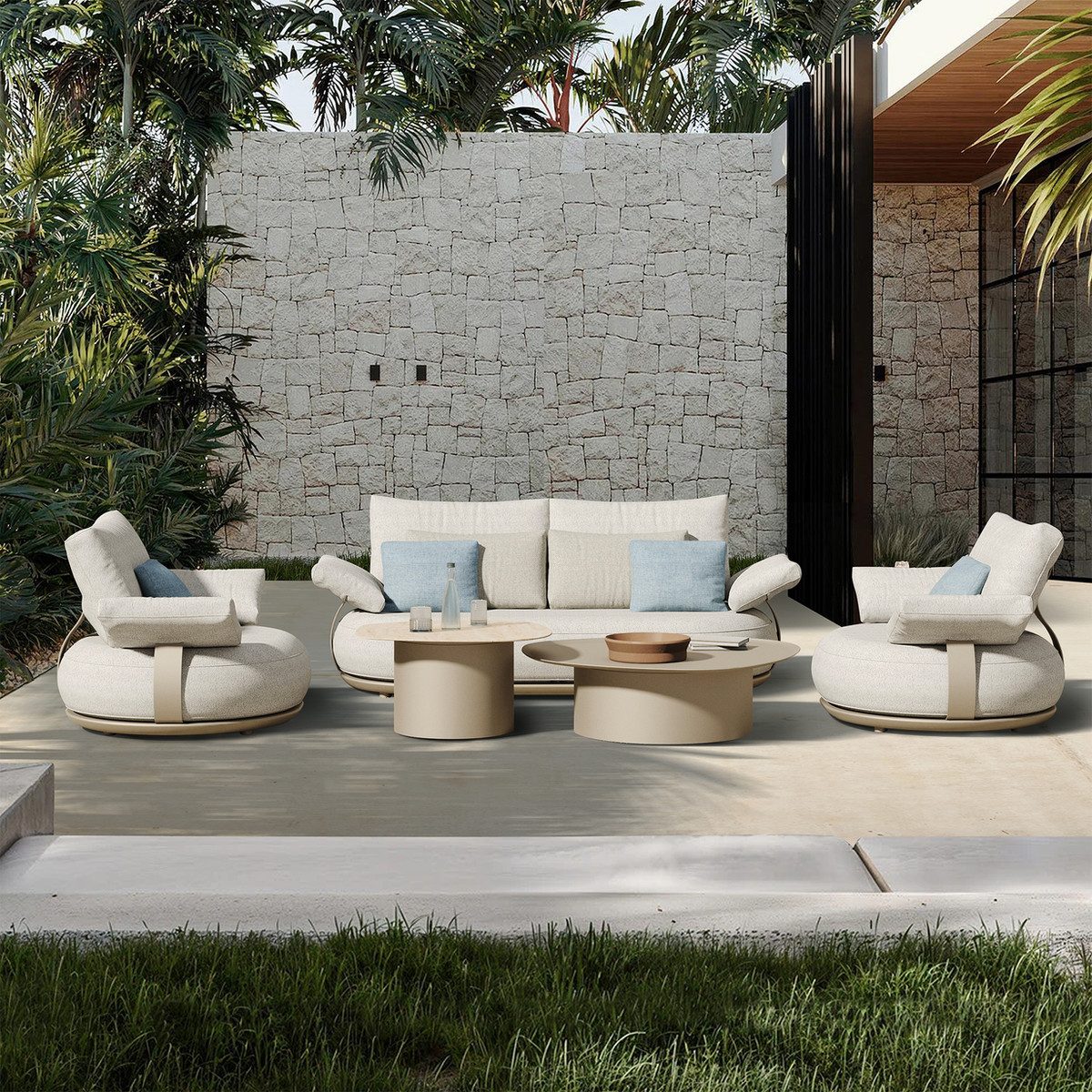 Calla Conversation Set for 4 person