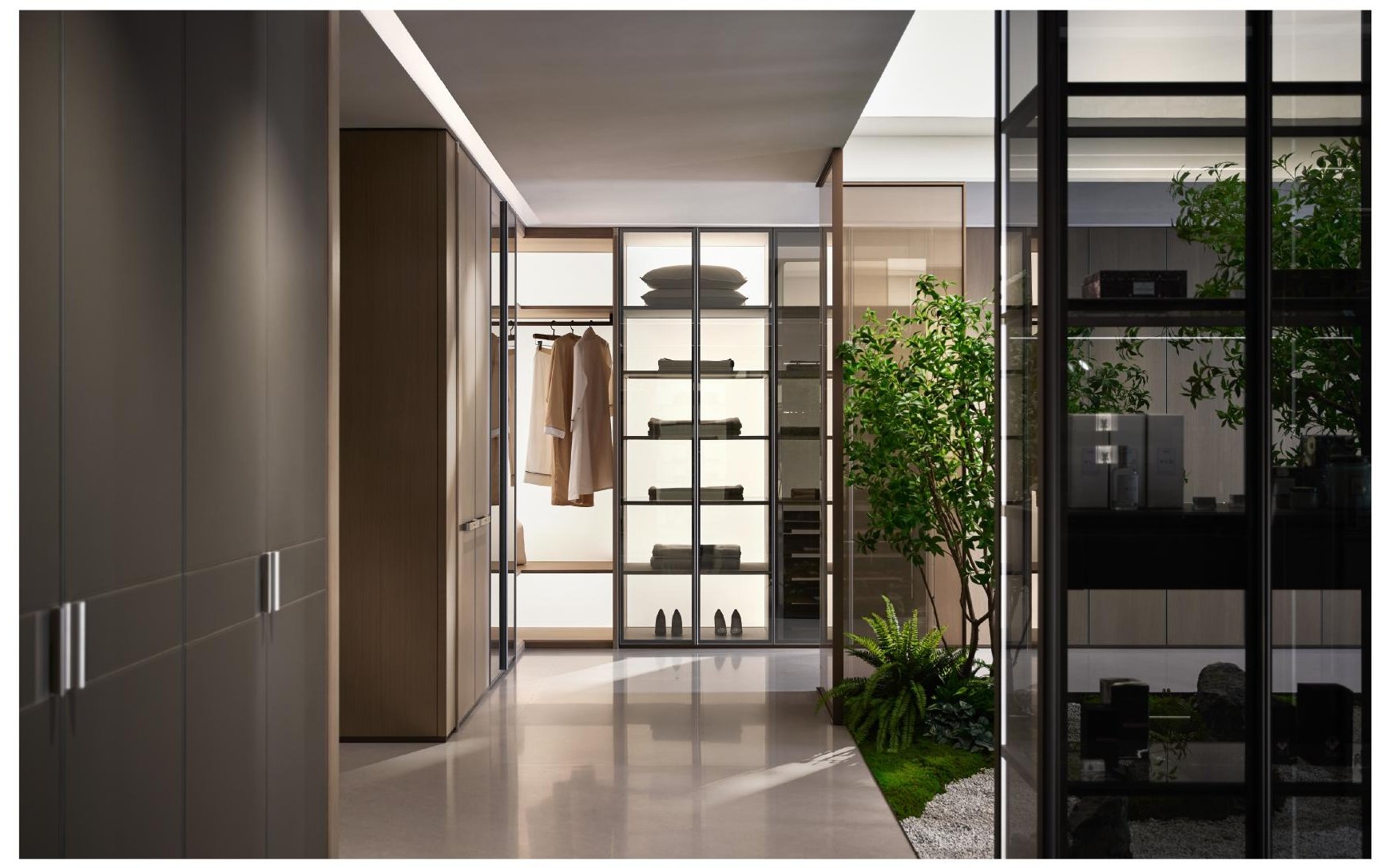 Wardrobe and dressing room