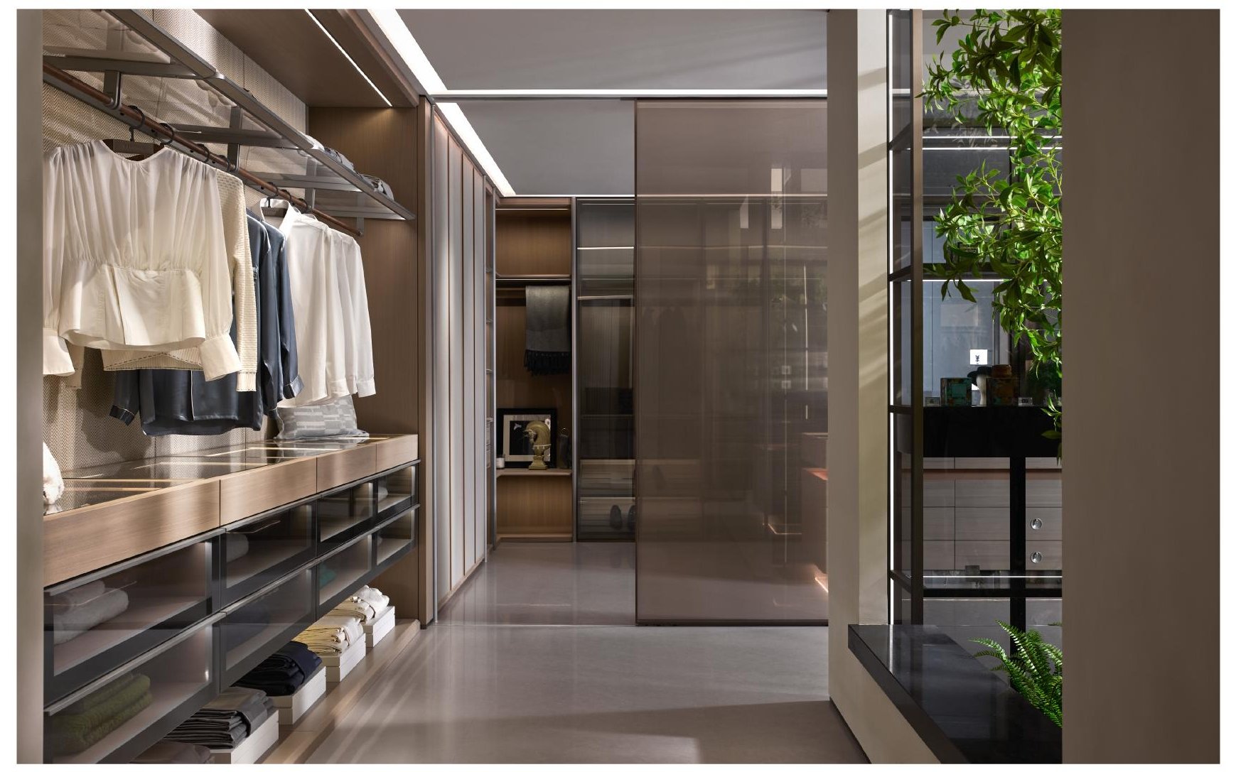 Wardrobe and dressing room