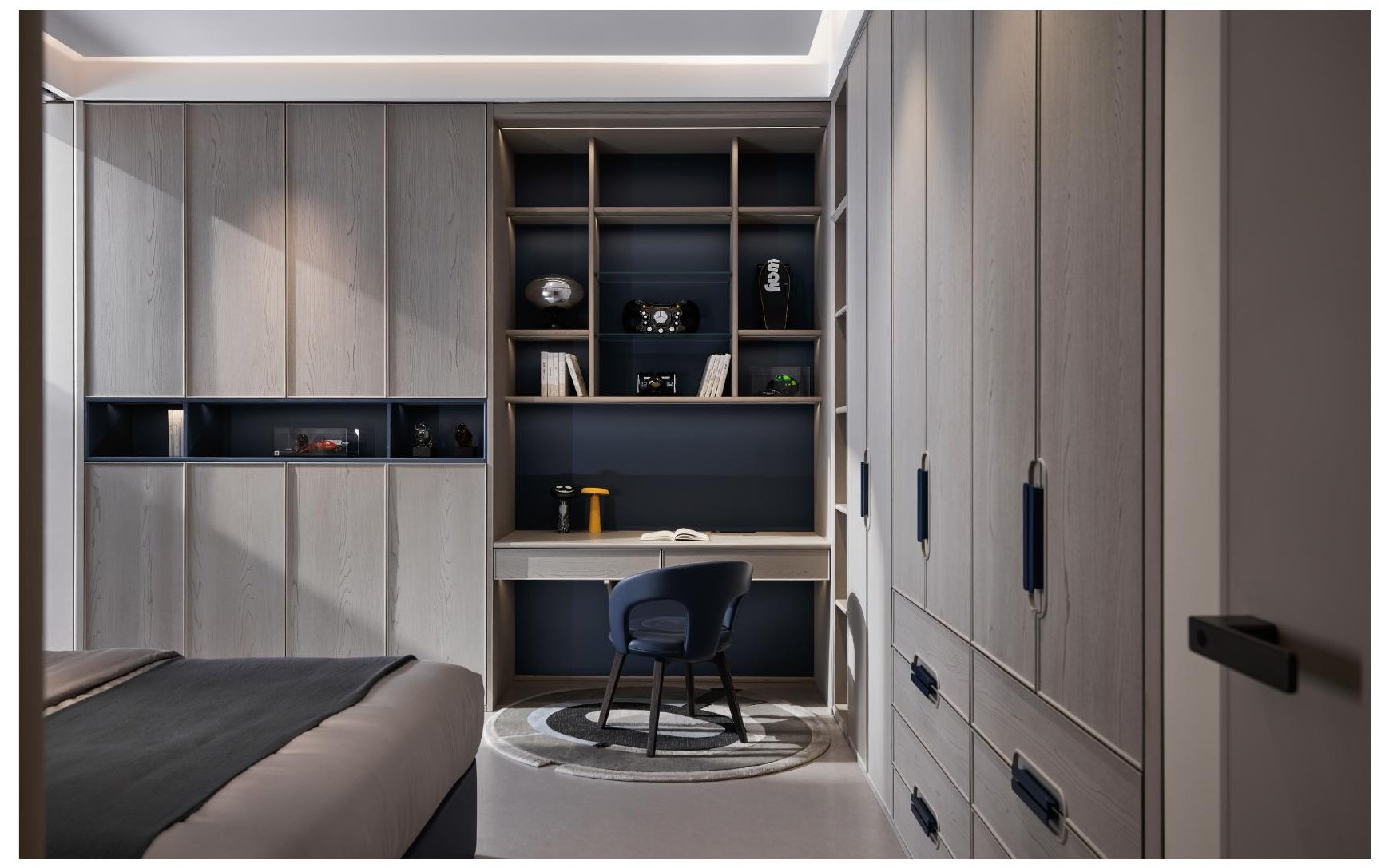 Wardrobe and dressing room